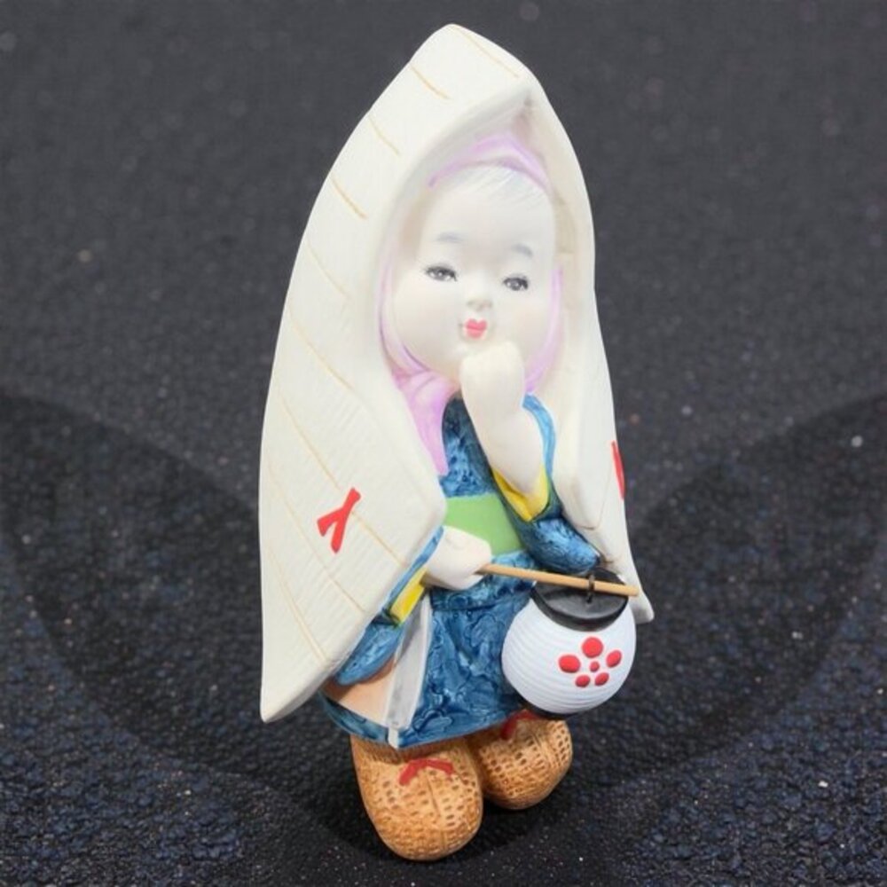 Vintage‎ Japanese Porcelain Bisque Doll Figure Ceramic Whimsical Made In Japan